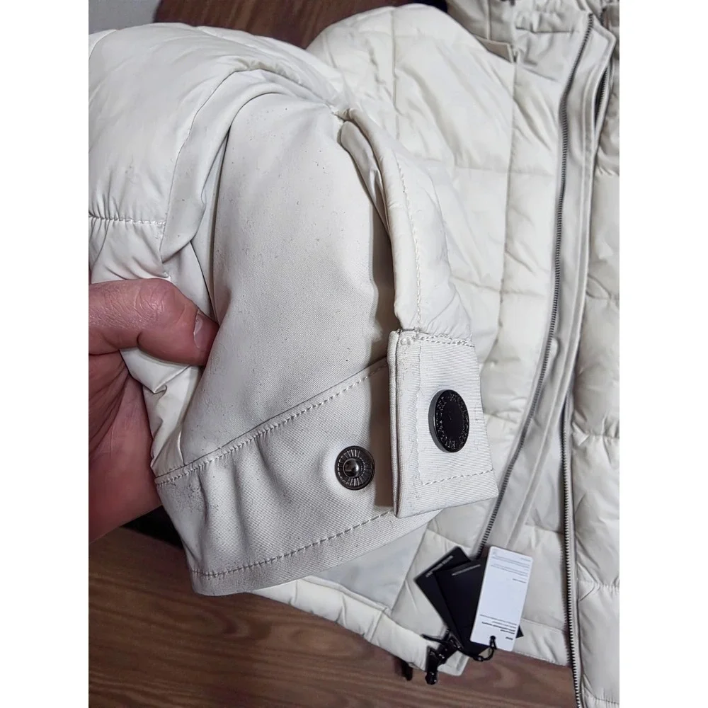 Bugatchi Quilted Anorak Puffer Designer Jacket With Detachable Hood MSRP: $398‎
